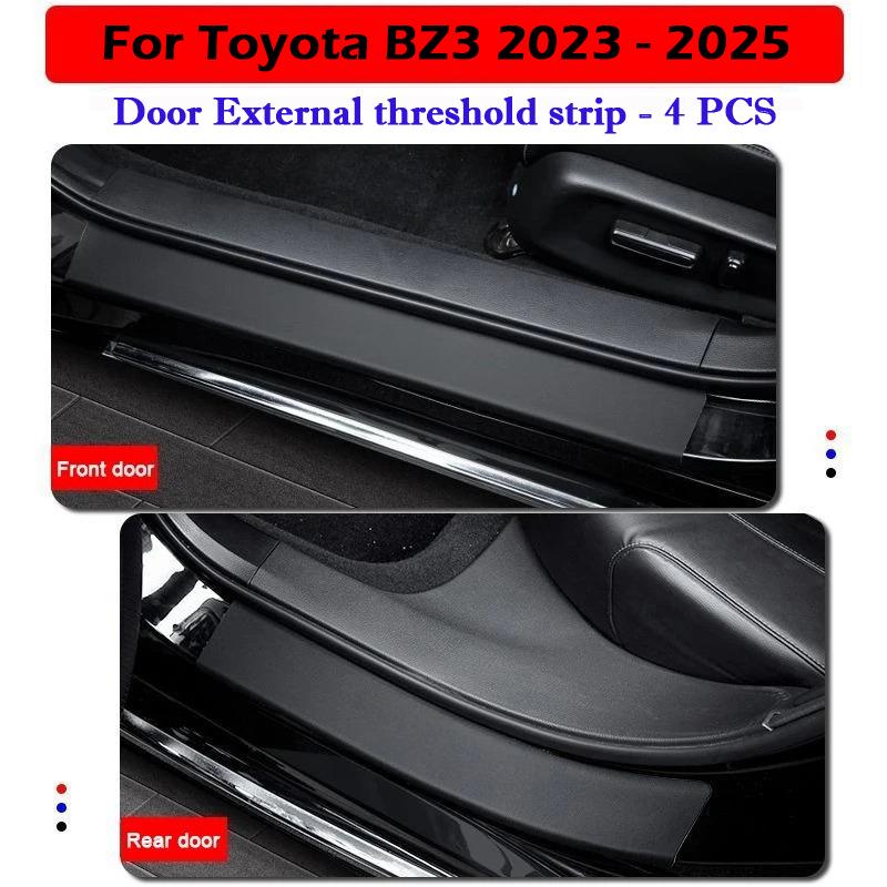 Autotürschwellenleiste Kofferraumschutzaufkleber Schmutzabweisend Kratzfest Innenraumaufkleber Für Toyota bZ3 2026 2026 2026