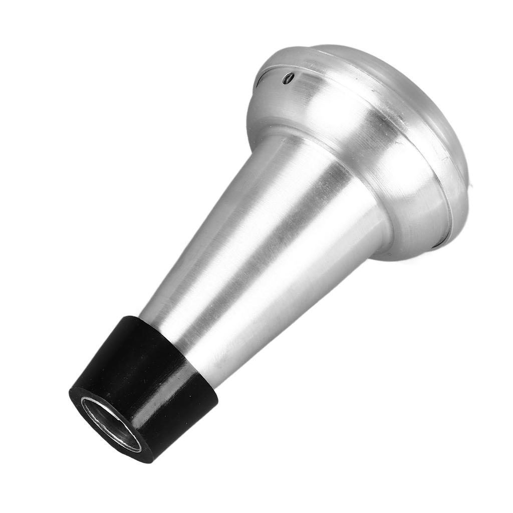 Trompeten-Dämpfer Mini-Größe Aluminium Trompeten-Übungsdämpfer mit Gummi-Kantenschutz