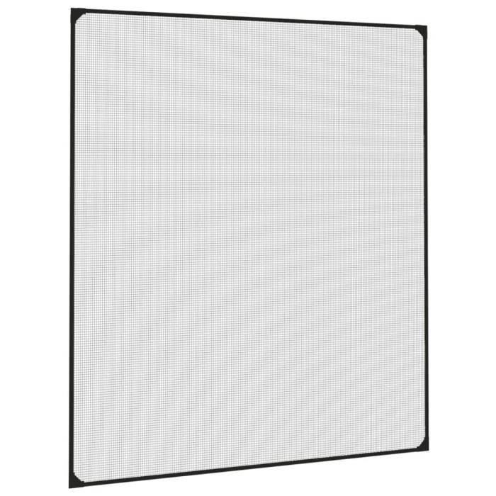 VidaXL Moustiquaire magnétique pour fenêtres anthracite 130x150 cm 153856