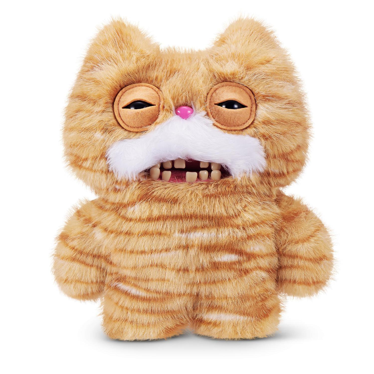Fuggler Chats de Ruelle Peluche 23 cm par ZURU - Animal en Peluche Monstre Drôle et Moche avec des Dents Humaines