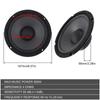 1 Paar 4/5/6,5 Zoll Autolautsprecher Fahrzeugtür Auto Audio Musik Stereo Subwoofer Vollständige Palette Frequenz 2-Wege-Autolautsprecher