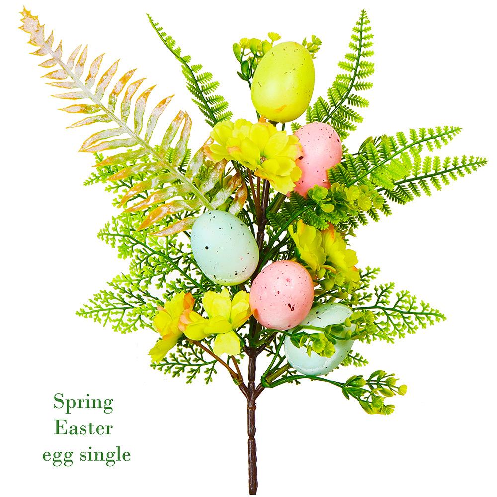Simulation Green Plant Easter Egg Single Home Wedding Decoration Simulation Spring Single