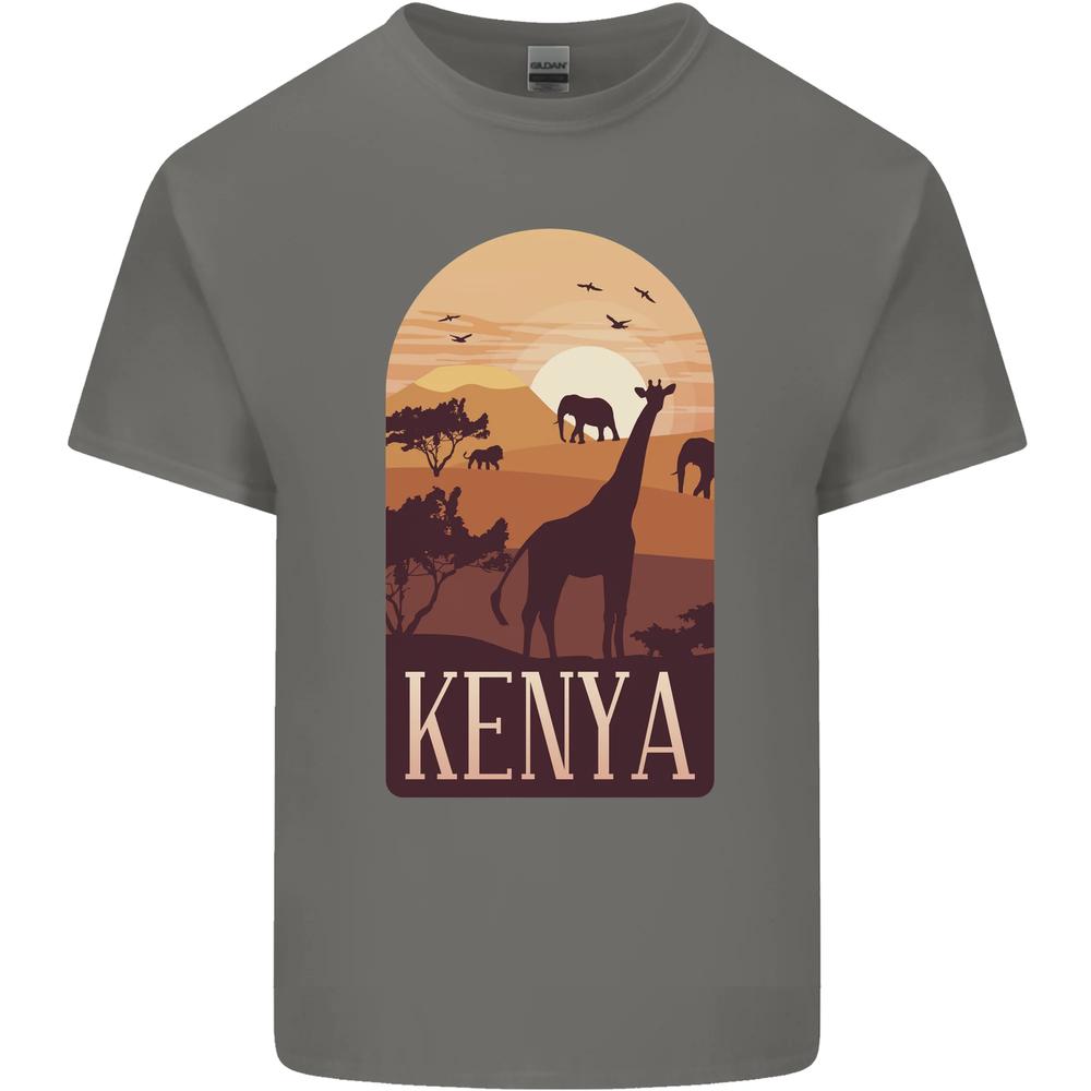 Kenya Safari Souvenir Unisexs Cotton TShirt Tee Top