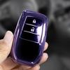TPU Car Key Case for Toyota Land Cruiser Prado Crown TLK Yaris Cross Hilux Innova Rav4 Fortuner Camry Prius Corolla Avalon CHR