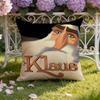 K-Klaus Film Cushion Cover Home & Car Dual-Scene Pillow Cover: Reversible for Premium Comfort