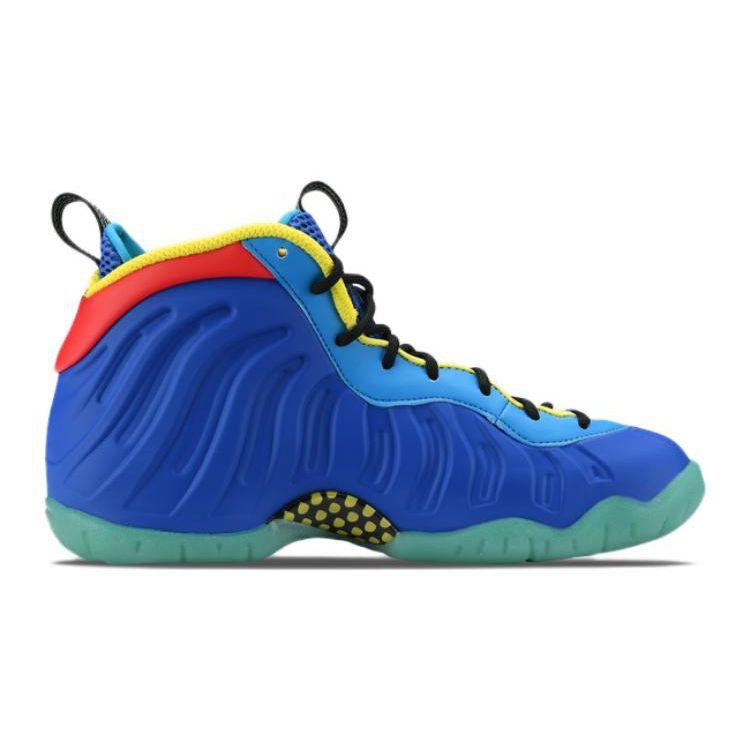 Nike Little Posite One GS Multi-Color Kids Sneakers Blue Game-Royal Laser-Blue DQ0376-400