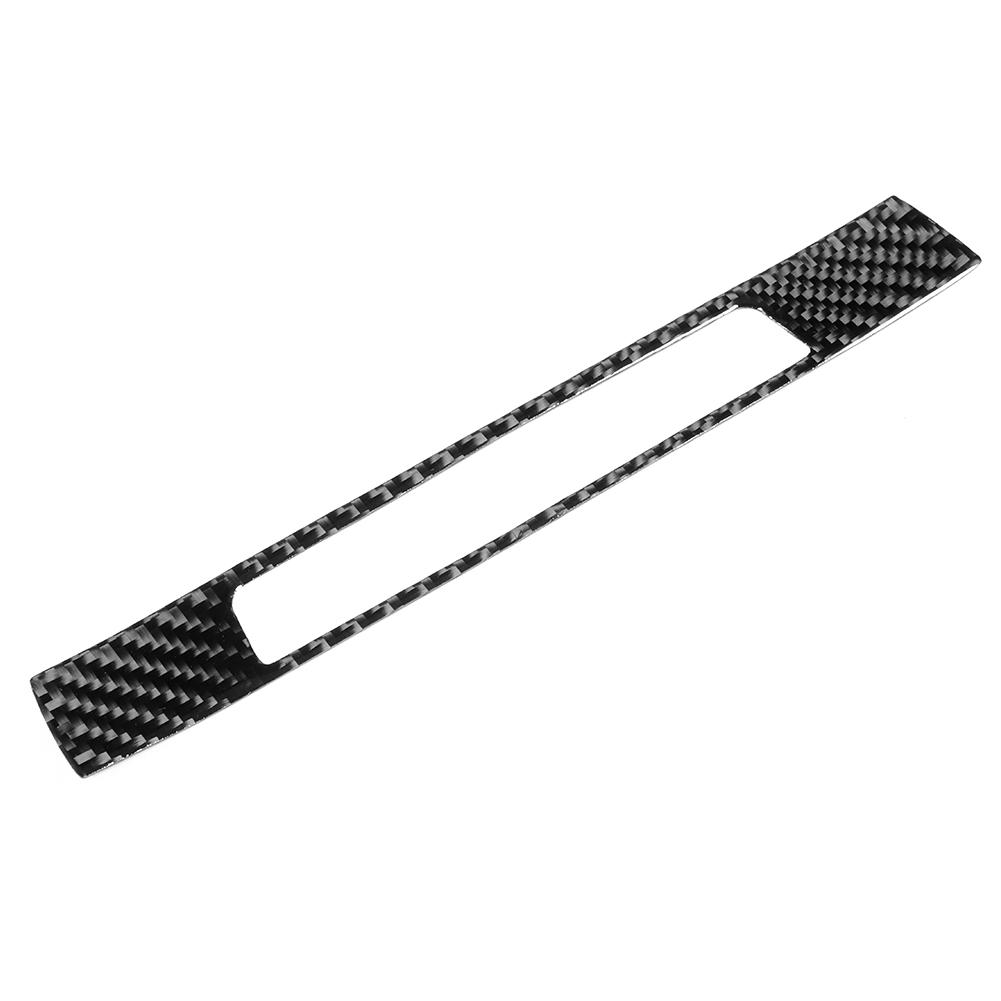 Car Central Control Button Trim Frame Carbon Fiber Interior Decoration Fit for X1 E84 2011‑2015