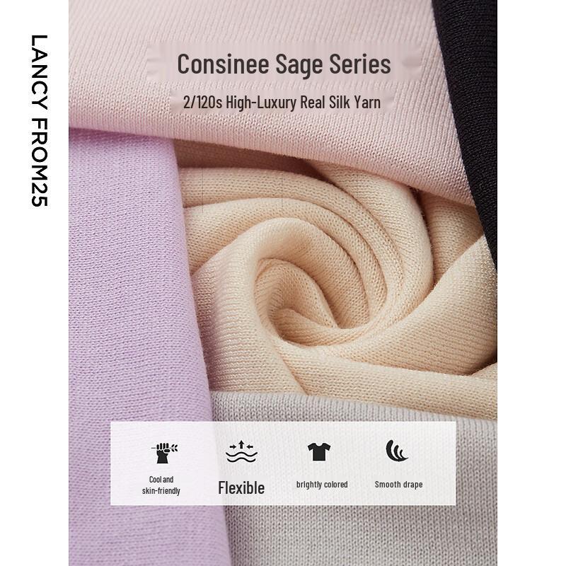 LANCY V-Neck Little Fragrance Style Knit Cardigan