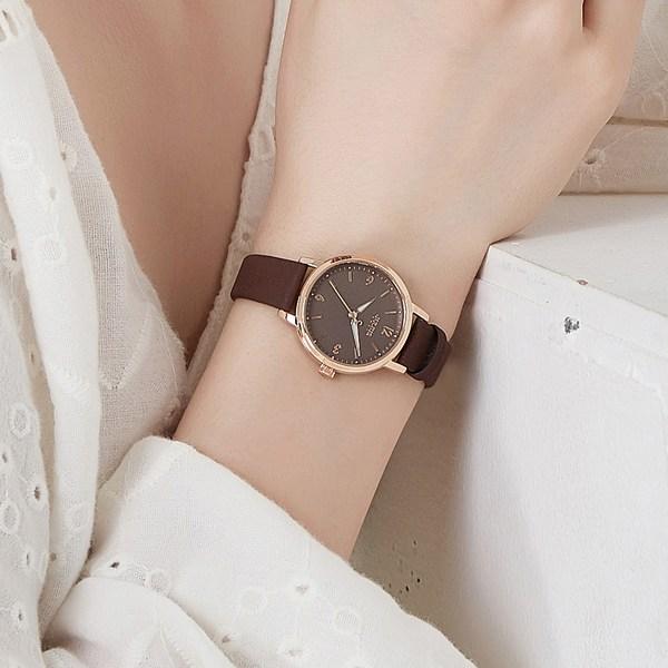 

[Julius] Женские кожаные часы JA-1070, популярные корейские часы