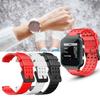 Řemínek k hodinkám Měkký silikonový 20mm řemínek na hodinky Náhradní náramek na zápěstí pro Garmin Approach S20/Forerunner 220 230 235 630 620 735
