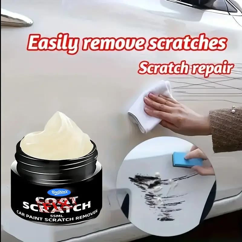 Car Scratch Repair Wax 55g - Universal Paint Scratch and Swirl Remover,Restoration Polish Paste for Vehicle Exterior Maintenance