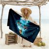 Dynamic Soccer Player Pose Beach Towel Soft Durable Quick-Dry Comfortable Lightweight