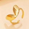 Personalized Stainless Steel Rabbit Ears Open Ring - Cute, Cool, and Stylish