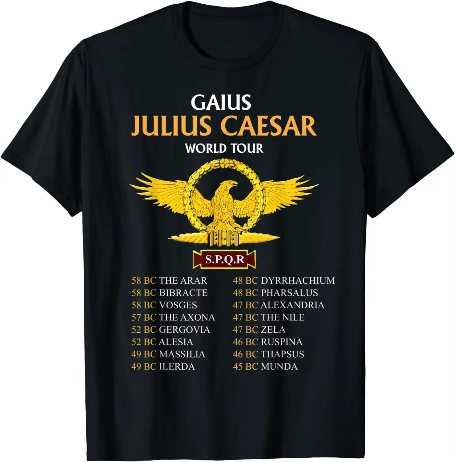 

SPQR Ancient Rome Caesar World Tour Roman History Mens Tshirt Short Sleeve Mens Tops Casual Round Neck Summer Shirt 2026 3XL