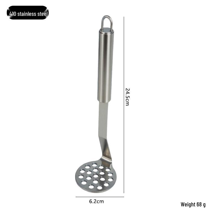 Stainless Steel Potato Masher - Household Kitchen Tool for Baby Food