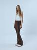 SUNDAY FRUIT MARKET W) Soft Flare Pant Set Brown