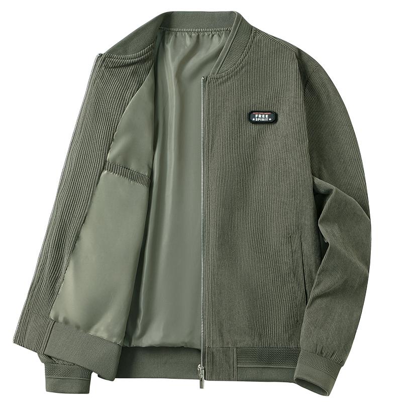 Мужская облегающая куртка-ветровка-авиатор Повседневная куртка Мужская весенне-осенняя новая куртка Мужская одежда M