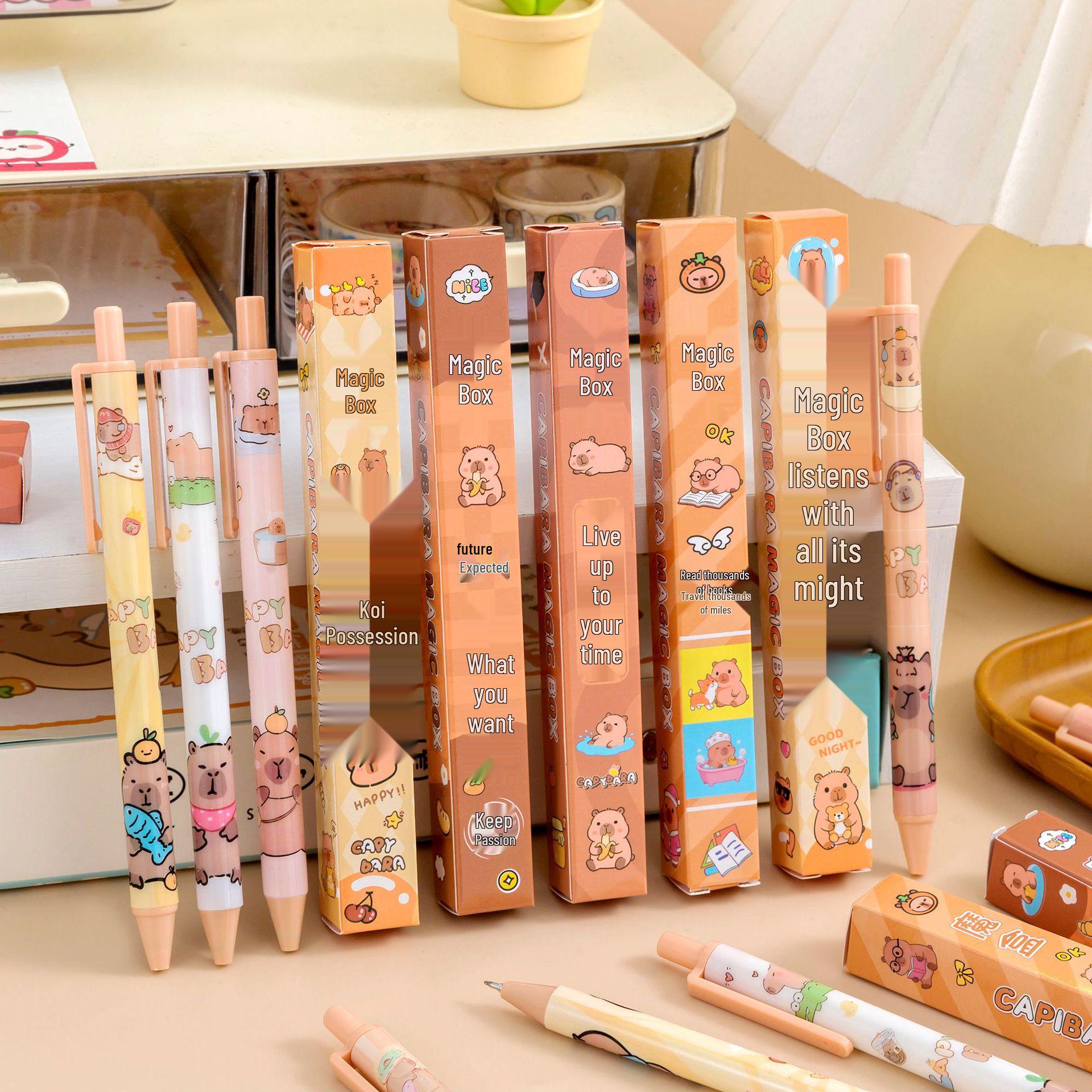 Children s Day Gift Capybara Stationery Set: 5-in-1 Study Supplies Box & Class Party Favors