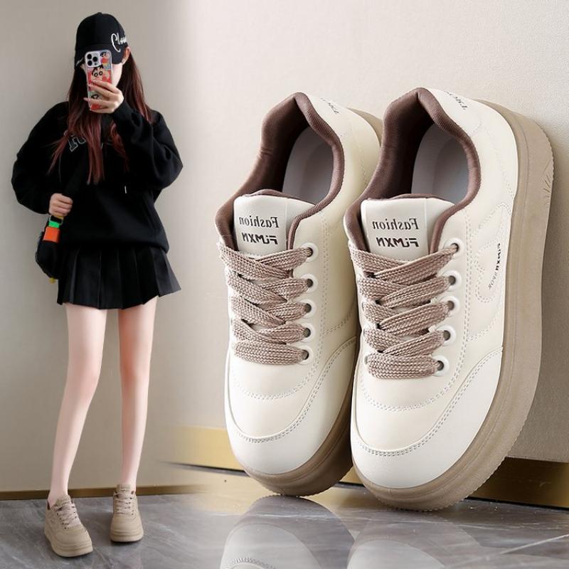 Spring, Summer, Autumn and Winter Women's Shoes Women's Sneakers Increase Height, Comfortable and Wear-resistant Sports Casual Shoes