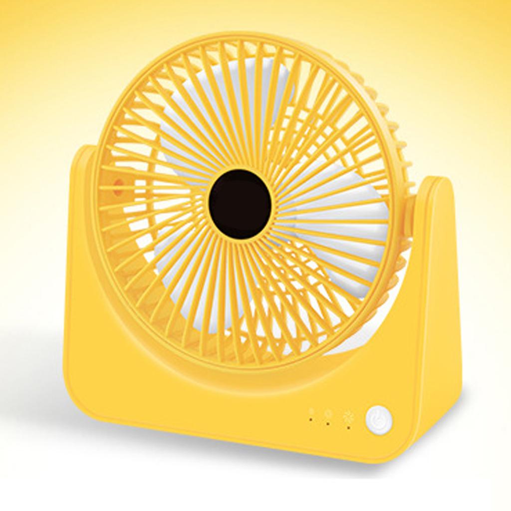 USB Small Desk Fan Quiet Operation Portable Mini Rechargeable Desktop Fan for Home Student