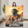 Battlefield 2042 Game Flannel Blanket  Soft Durable Throw Blanket for Home Decor Travel Funny Bedspread Sofa Bed Cover