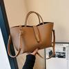 Fashion Ladies Handbags New Lychee Leather Tote Bag Versatile Evening Bag Commuter Simple Shoulder Bag Simple Messenger Bag