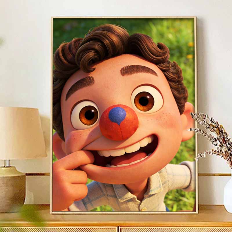 Disney DIY Diamond Painting 5d Full Diamond Cross Stitch Luca Movie Diamond Living Room Bedroom Decorative Painting