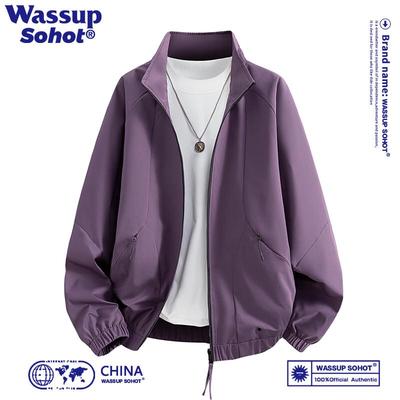 Chaqueta de Trabajo con Cuello Alto para Hombre Tallas Grandes Wassup Sohot