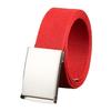 Waist Belt Exquisite Gift Comfortable Canvas Wide Metal Buckle Pants Belt Costume Accessory