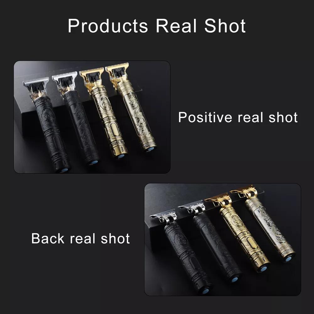 Vintage T9 elektrický akumulátorový stroj na stříhání vlasů Profesionální zastřihovač vlasů Holičský zastřihovač pro muže Zastřihovač holicích strojků Zapalovač vousů