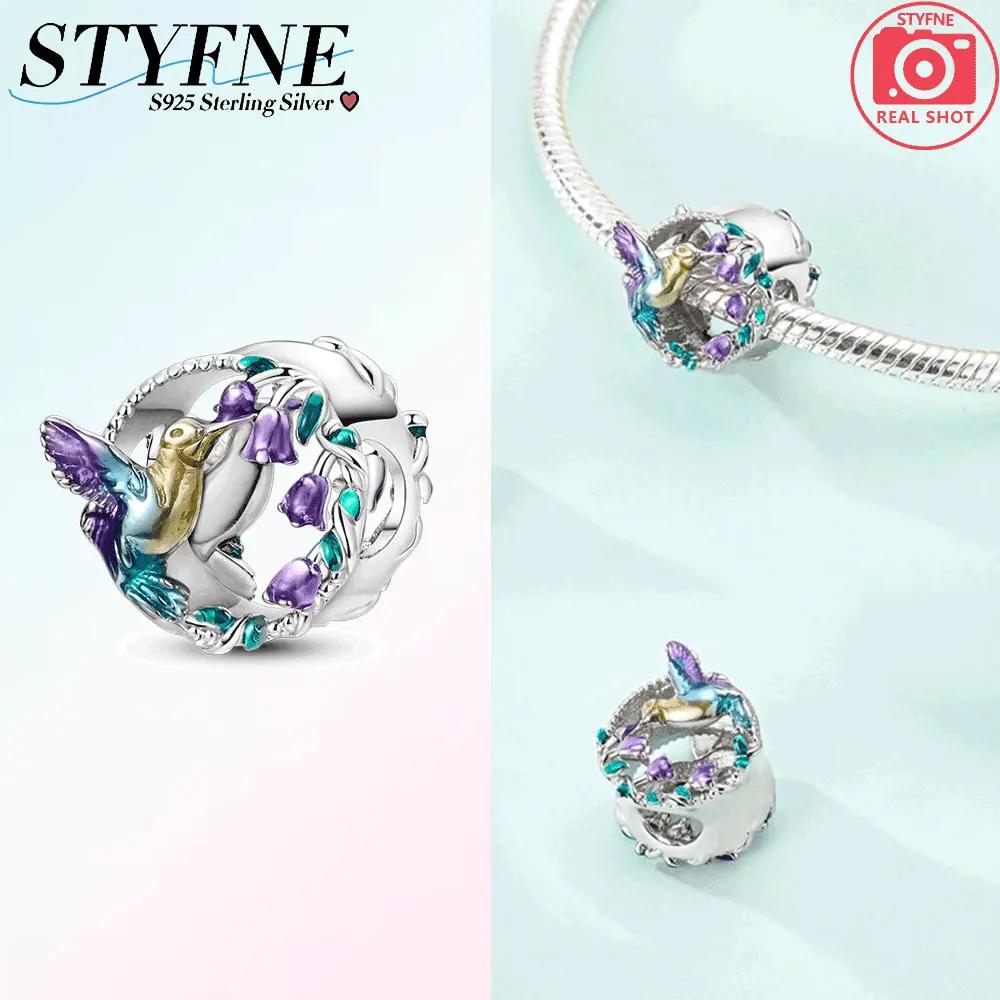 Designer Charms Plata Originales Butterflies Bees Beads For Charms Copper Arm Bracelet Beads Jewellery Making Women'S Gift