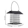 Suet Feeder Reusable Squirrel Proof Feeding Station Suet Cakes Cage Bird Feeder for Wild Hummingbirds Woodpeckers All Breeds