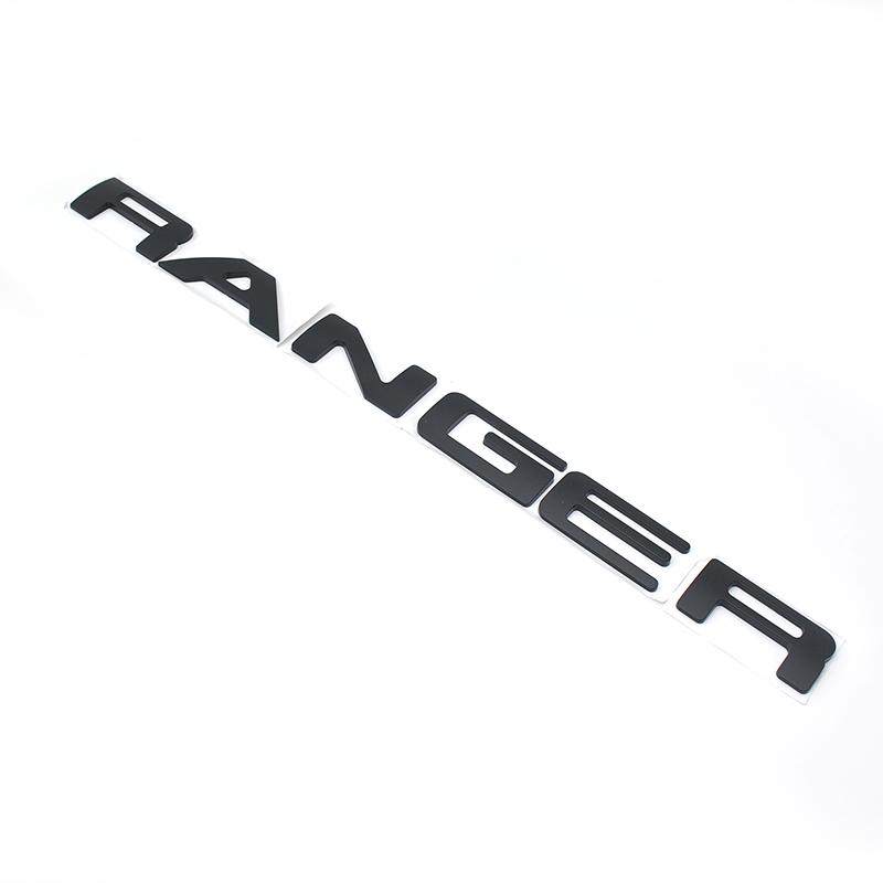 For Ford Ranger T9 2022 2023 2024 Rear Emblem ABS Plastic Back Door Tailgate Logo Letters