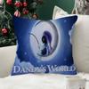 Cute Game Dandys Worlds Cartoon Pillow Cover Soft Decor Throw Pillow Case xcm Couch Home Decor for Living Room Party Gift