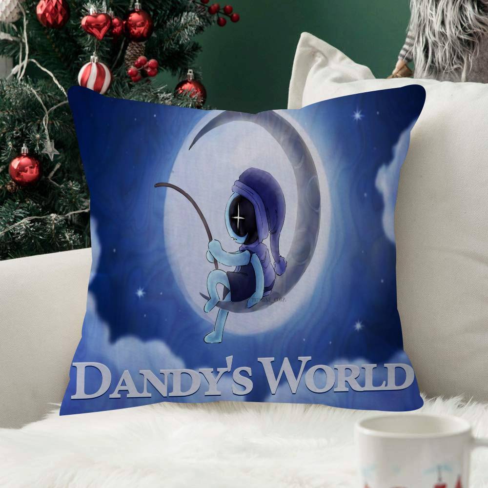 Cute Game Dandys Worlds Cartoon Pillow Cover Soft Decor Throw Pillow Case xcm Couch Home Decor for Living Room Party Gift