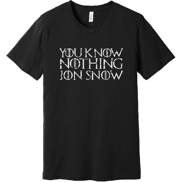 You Know Nothing Jon Snow T-Shirt