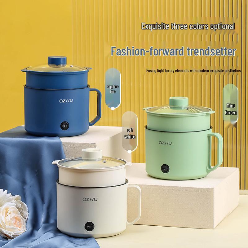 Multi-Functional Non-Stick Electric Hot Pot for Dorms - Low Power, Ideal for Students