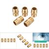 1 2  Brass Pipe Fitting Hex Nipple Water Tube Connecting Accessories (5pcs)