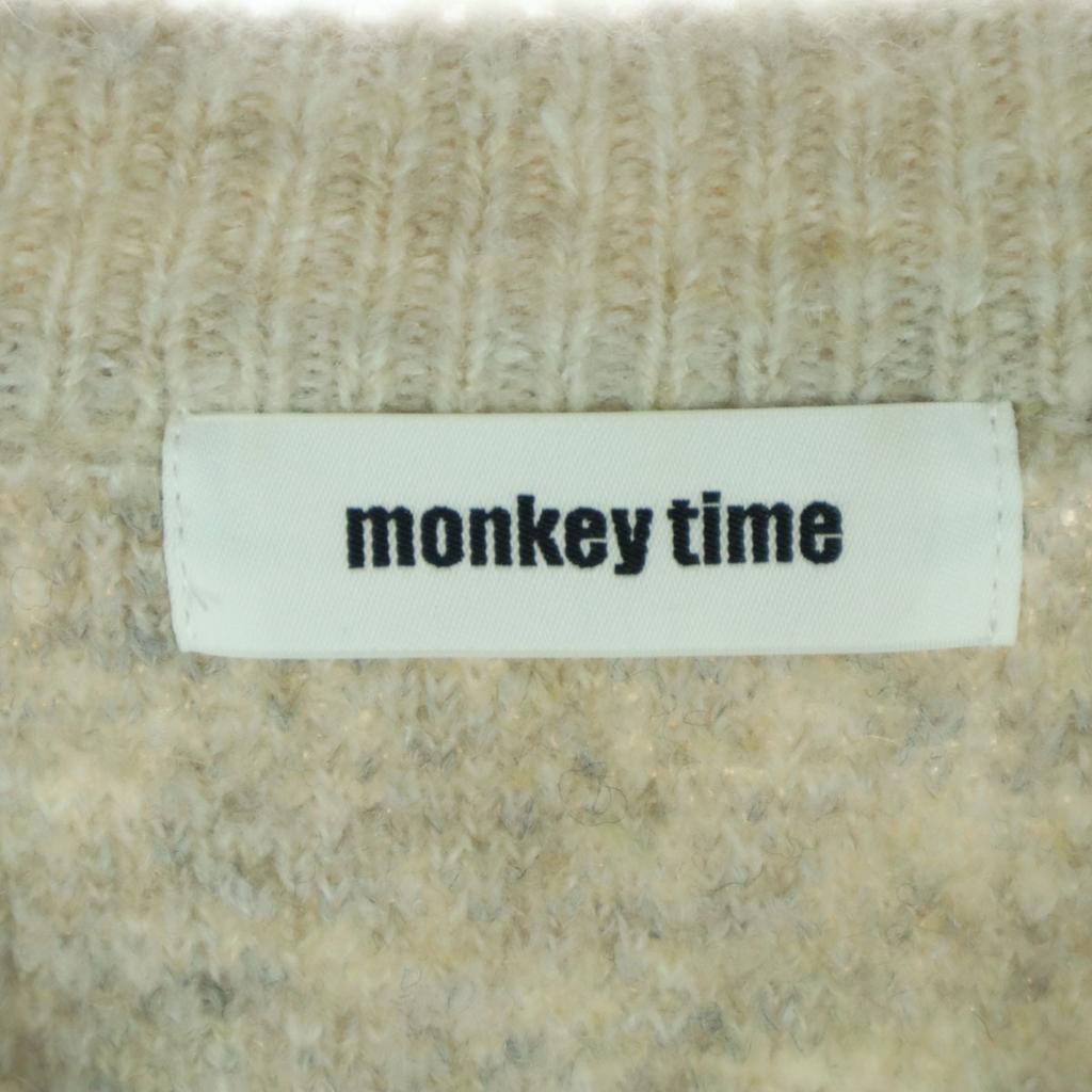 Beauty Products MONKEY TIME Long Sleeve Sweater XL White Women Used