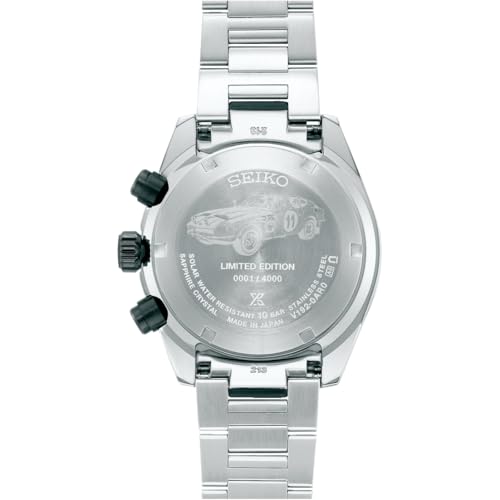 Seiko PROSPEX SPEEDTIMER Cronógrafo Solar con Tacómetro Reloj SBDL109 Datsun 240Z Edición Limitada Acero Inoxidable para Hombre