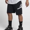 Pantaloncini Sportivi in Maglia Neri da Uomo con Stampa Logo Grande Jumpman Air Jordan AQ3116-010