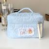 Melody Plush Cosmetic Bag With Zipper For Daily Use And Travel Storage