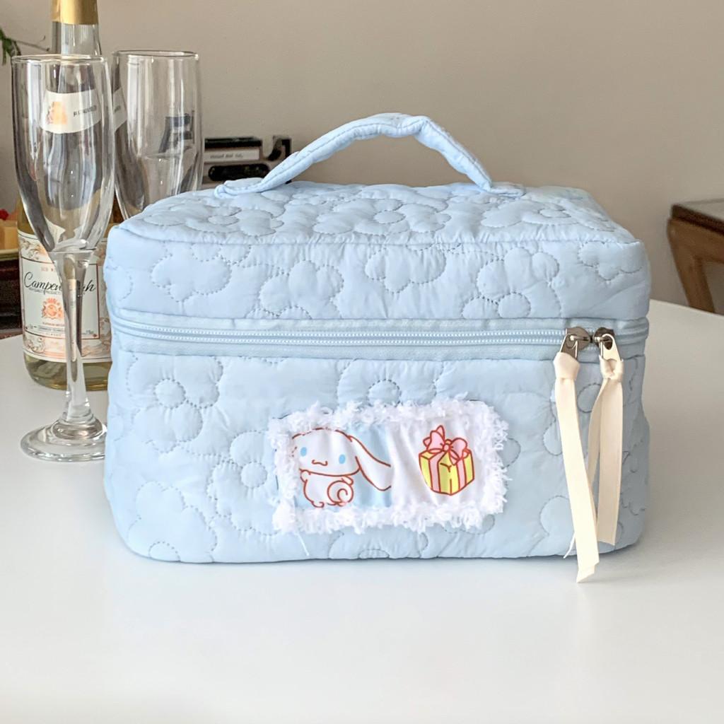 Melody Plush Cosmetic Bag With Zipper For Daily Use And Travel Storage