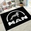 3D Man Truck Logo Motorcycle Carpet Rug for Bedroom Living Room Sofa Home Doormat Decor,Large Kids Play Non-slip Floor Mat