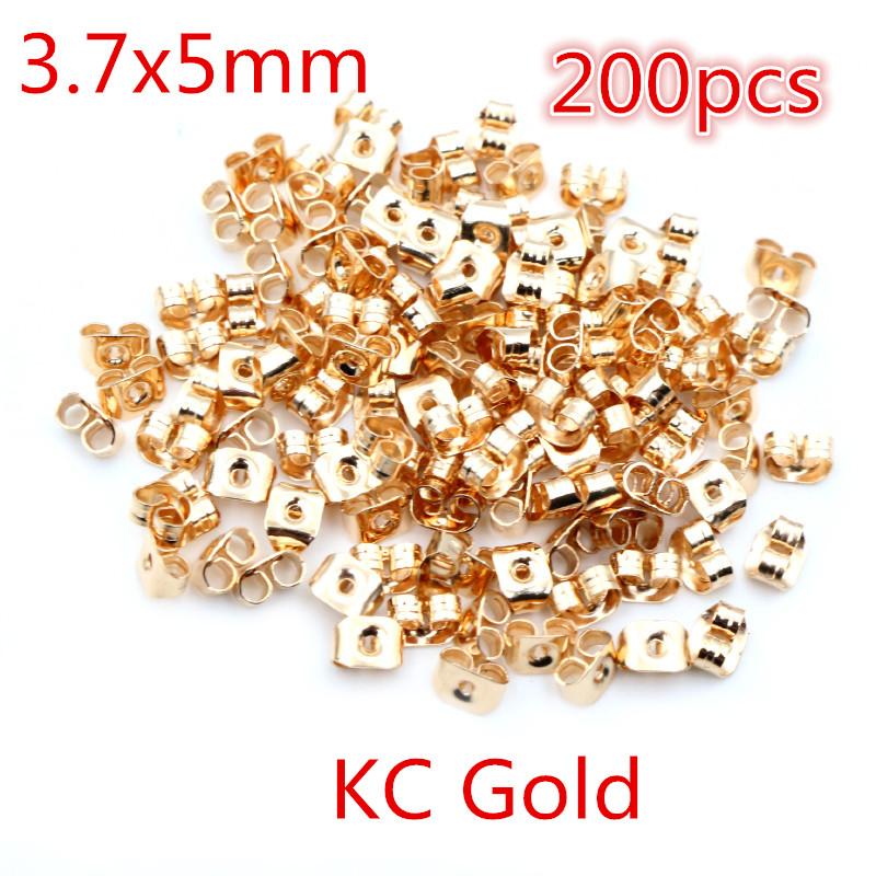 Multi-colors Metal and Plastic Earring Back Plug Cap Nail Accessories Anti-allergic Anti-inflammatory DIY Jewelry Accessories