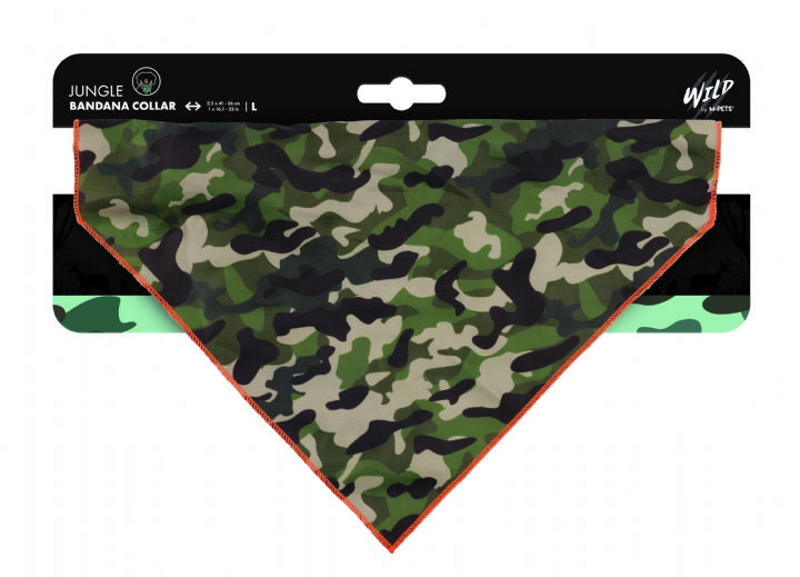 

Wahw Pet Soldier Patterned Dog Bandana - L