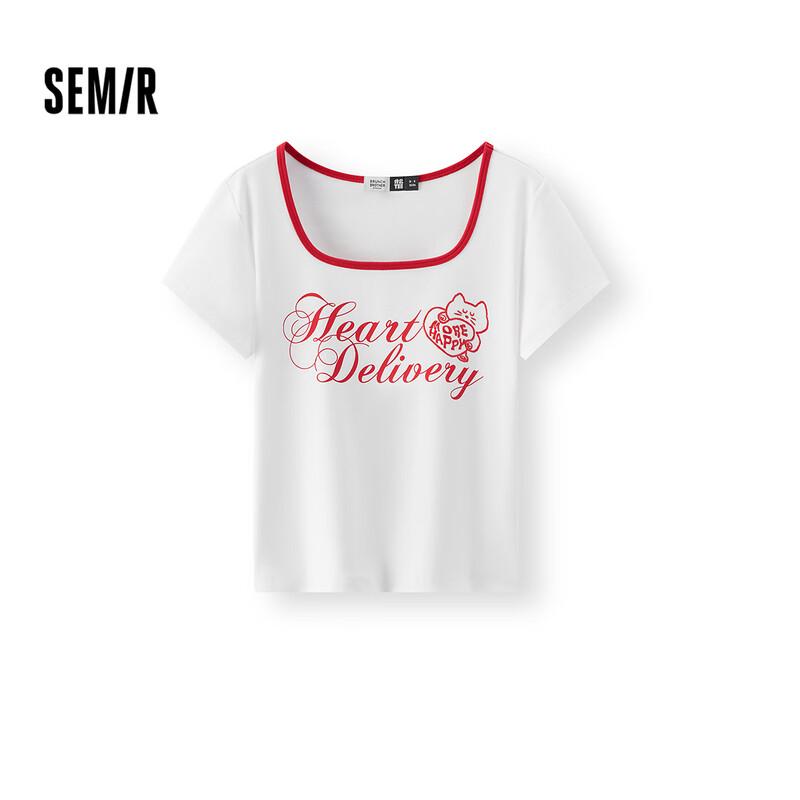 Женская футболка Semir BRUNCH BROTHER с круглым вырезом и коротким рукавом S