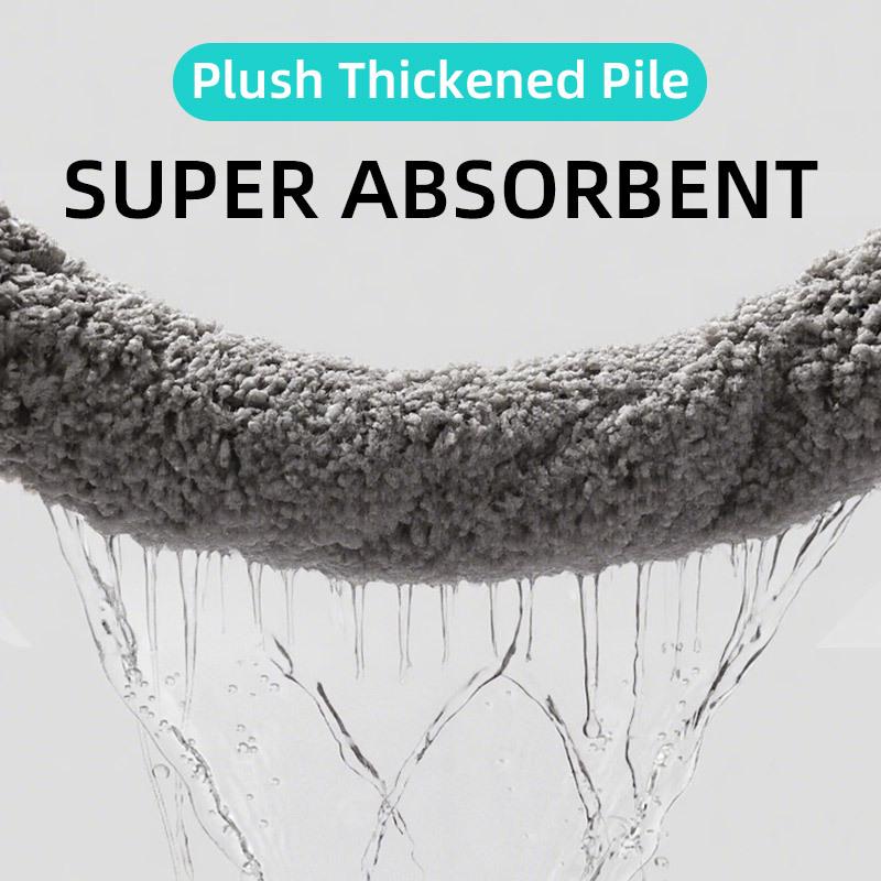 Anti-Slip Absorbent U-Shaped Bathroom Toilet Mat