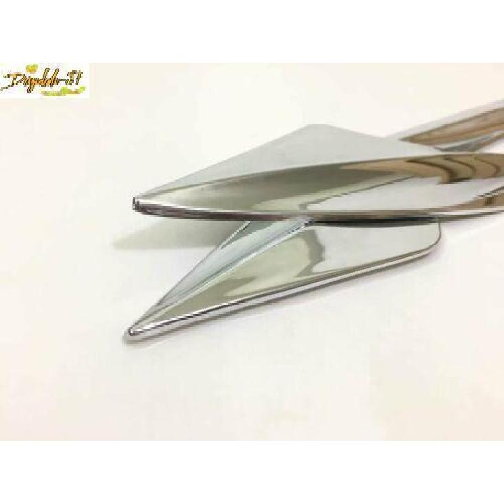Fits For Chevrolet Cruze 2017- ABS Chrome Front Light Lamp Trim Cover New