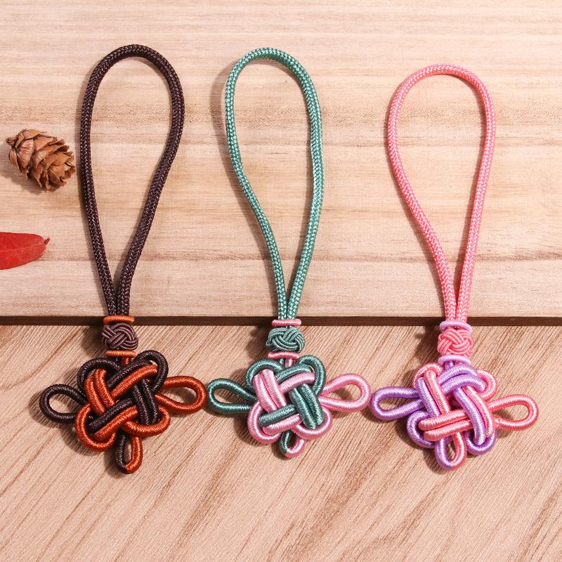 Nod Chinezesc Ciucuri Bicolori Cercei Bicolori cu Nod Chinezesc Pandantiv Agățătoare Auto Accesorii Cercei Accesorii Cheongsam Antic Hanfu